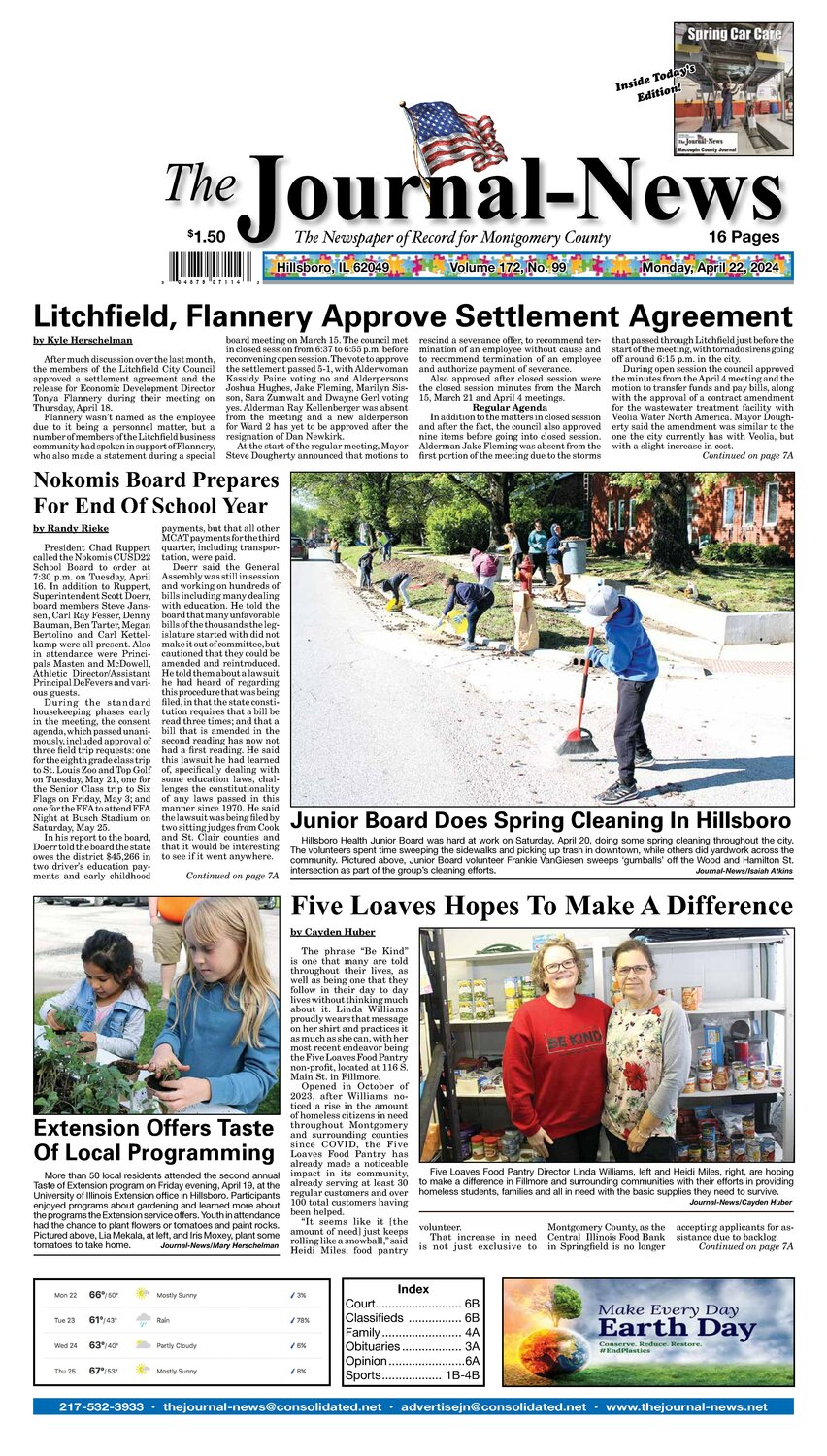 Monday, April 22, 2024 The JournalNews